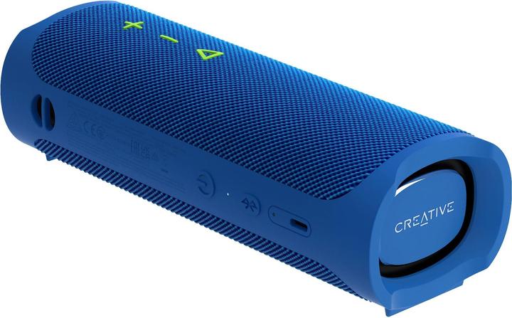 Creative Muvo Go Wireless Sprecher Blau (18 h, Batteriebetrieb)