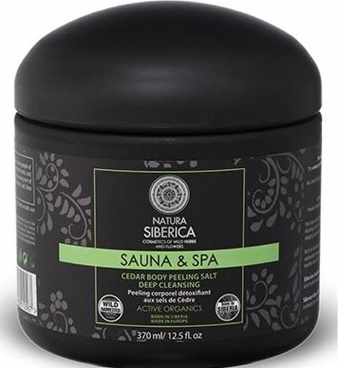 Actual product image Natura Siberica Detox body salt scrub with cedar extract, 1 pack (1 x 370 ml) (370 ml)