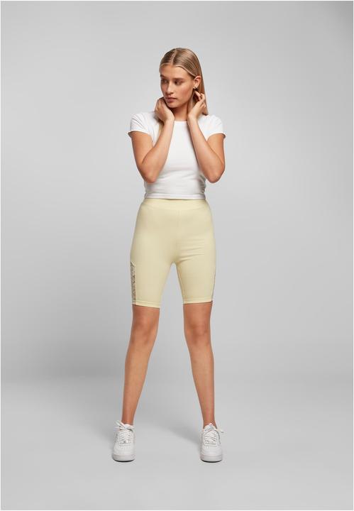 Actual product image Urban Classics Ladies High Waist Lace Inset Cycle Shorts - 16956 (4XL)