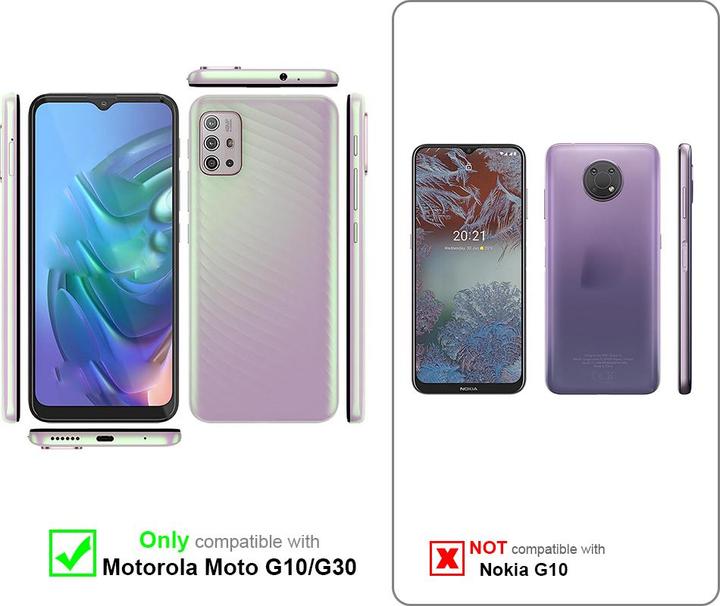 Produktbild Cadorabo Universale Schutzhülle Tasche mit Gürtelclip (Motorola Moto G10, Motorola Moto G30)