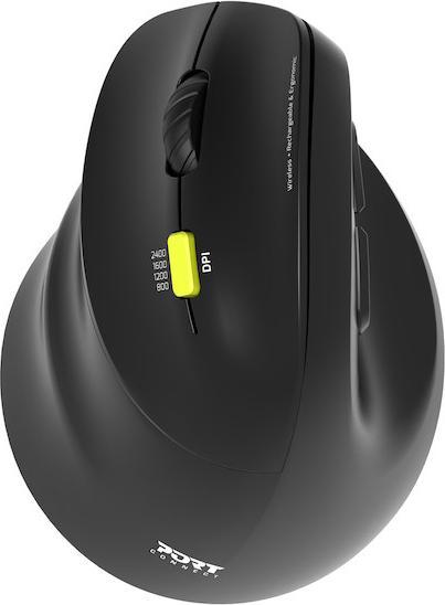 Produktbild Port Designs Souris Bluetooth & 2,4Gh rechargeable ergo gaucher (Kabellos)
