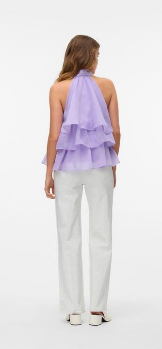 Actual product image Vero Moda VMTESSA Hohe Taille Weiter Beinschnitt Jeans Weit geschnitten (W27/L32)