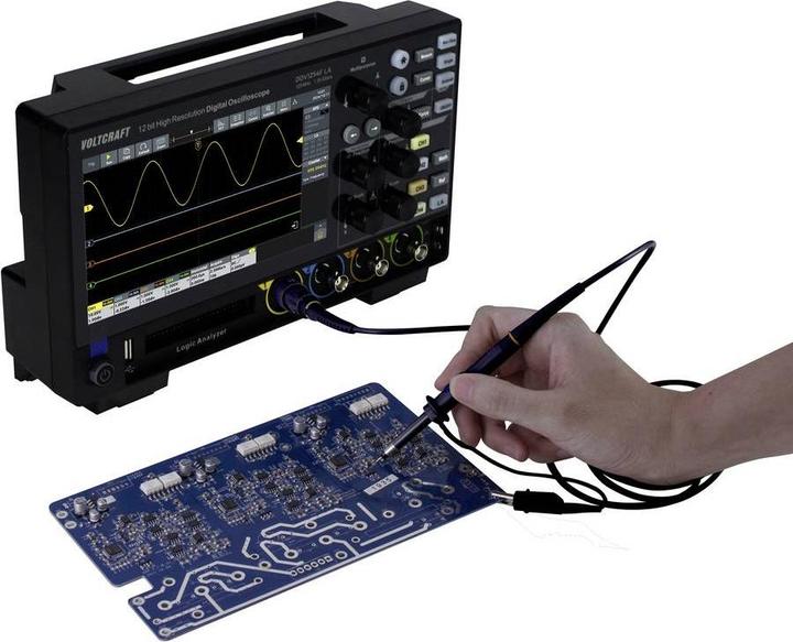 Actual product image Voltcraft DOV1254F LA Digital-Oszilloskop 125 MHz 4-Kanal 1.25 GSa/s 100 Mpts 1 (CAT II)