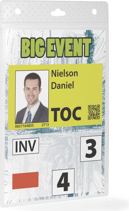 Actual product image Durable Name tag
