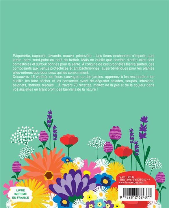 Produktbild Fleurs comestibles : du jardin à l'assiette (Französisch, Bühring Ursel, 2023)