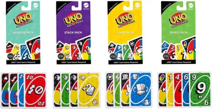 Actual product image Mattel UNO Erweiterungsset Tempo-Set