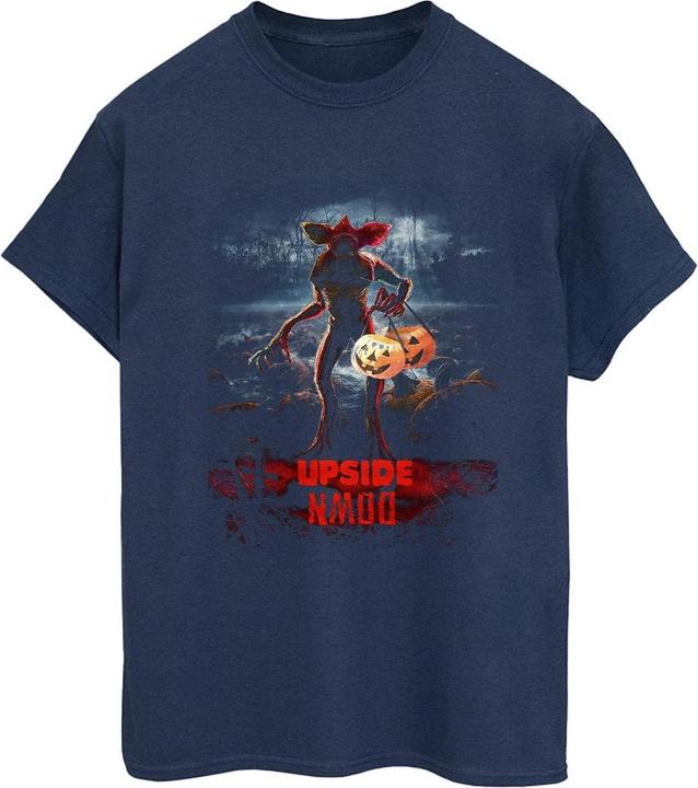 Netflix Stranger Things Pumpkin Upside Down TShirt (XL)