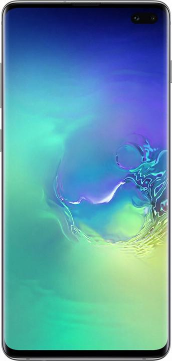 Produktbild Samsung Galaxy S10+ (128 GB, Prism Green, 6.40", Hybrid Dual SIM, 16 Mpx, 4G)