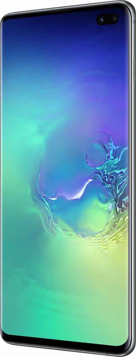 Produktbild Samsung Galaxy S10+ (128 GB, Prism Green, 6.40", Hybrid Dual SIM, 16 Mpx, 4G)