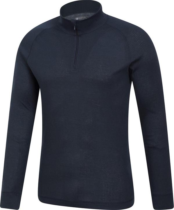 Immagine prodotto Mountain Warehouse Talus Top Termico Collo a Cerniera Manica Lunga Uomo (XXS)