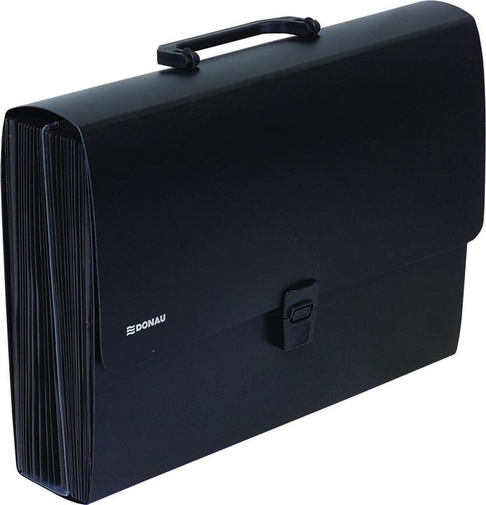 Actual product image Donau Folding folder, PP, A4, with handle, black (A4, 1 x)