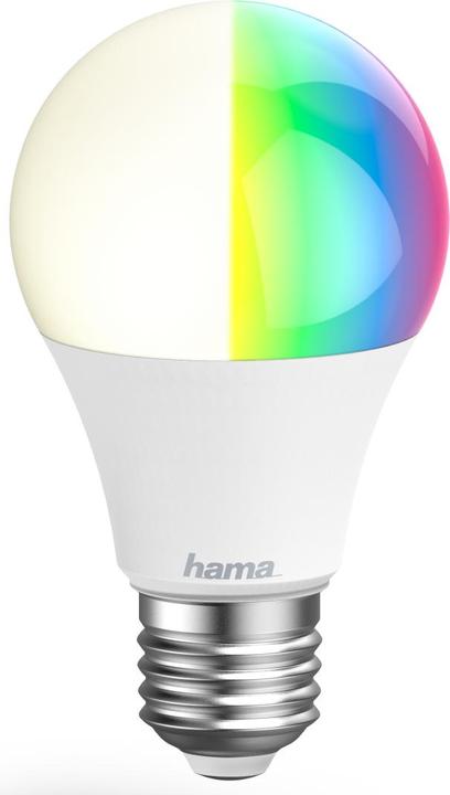 Produktbild Hama WiFi-LED-Lampe RGB (E27, 10 W, 806 lm, 1 x, G)