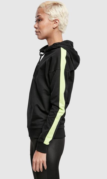 Actual product image Urban Classics Ladies Neon Shoulder Stripe Hoody (XS)