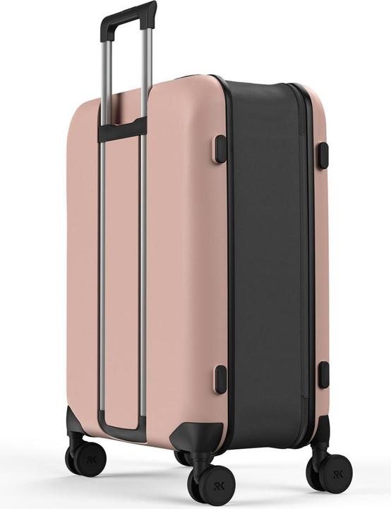 Actual product image Rollink Harde suitcase / Trolley / Travel case - Vega 360 - 65 cm - Rose (80 l, M (50 - 90l))