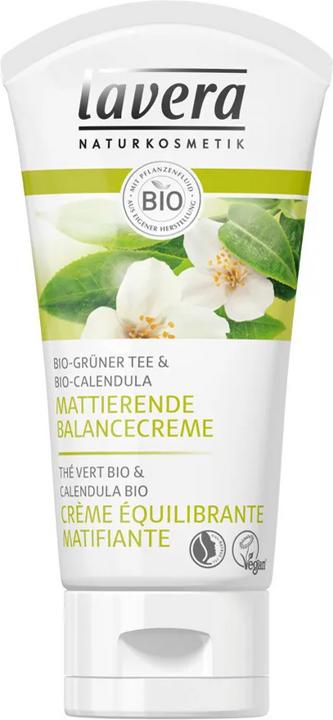 Lavera Crema equilibrante opacizzante al tè verde (50 ml)