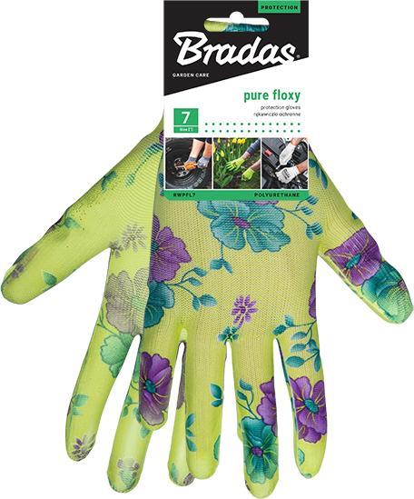 Produktbild Bradas Damen-Gartenhandschuh pure floxy, bunt, L (L)