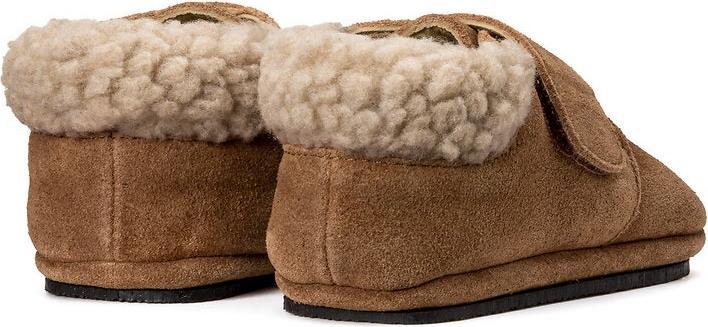 Immagine prodotto La Redoute Collections Calde pantofole in pelle con chiusura a velcro (20)