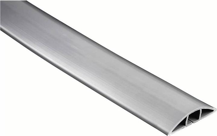 Actual product image Hama Flexible cable duct, self-adhesive, semi-circular, 180 x 6 x 1 cm, PVC, grey (Duct, 180 cm)