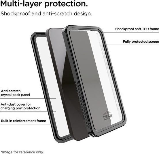 Produktbild Eiger wasserdichtes Outdoor-Case Avalanche Case black (Samsung Galaxy S25)