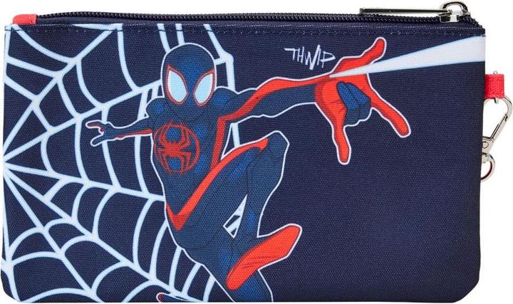 Actual product image Funko Loungefly: Marvel - Spider-Man - Spider-Verse Miles Morales Nylon Wristlet Wallet