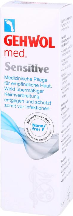 Actual product image Gehwol med Sensitive (Foot cream & foot gel, 75 ml)