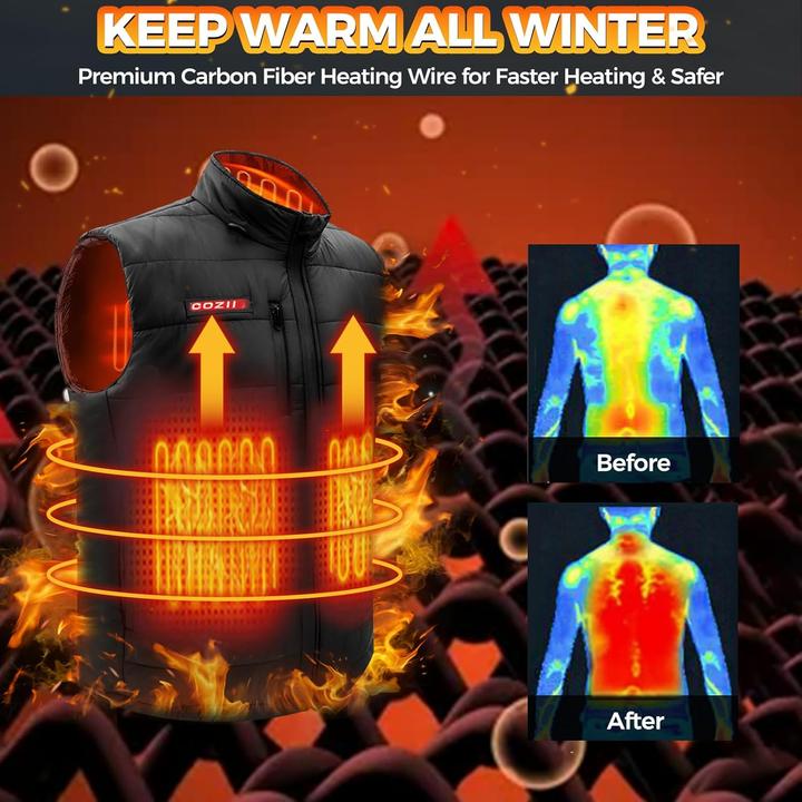 Actual product image Verquin Beheizbare Weste mit 3 Temperaturstufen (L)