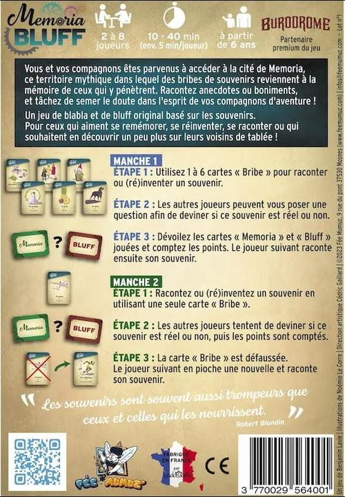 Image du produit Fée Mumuz Memoria Bluff - Français (Français)