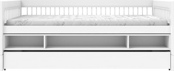 Produktbild Lifetime Kidsrooms Kojenbett mit Stauraum und Bettschublade Breeze 200 und Roll Lattenrost (90 x 200 cm)