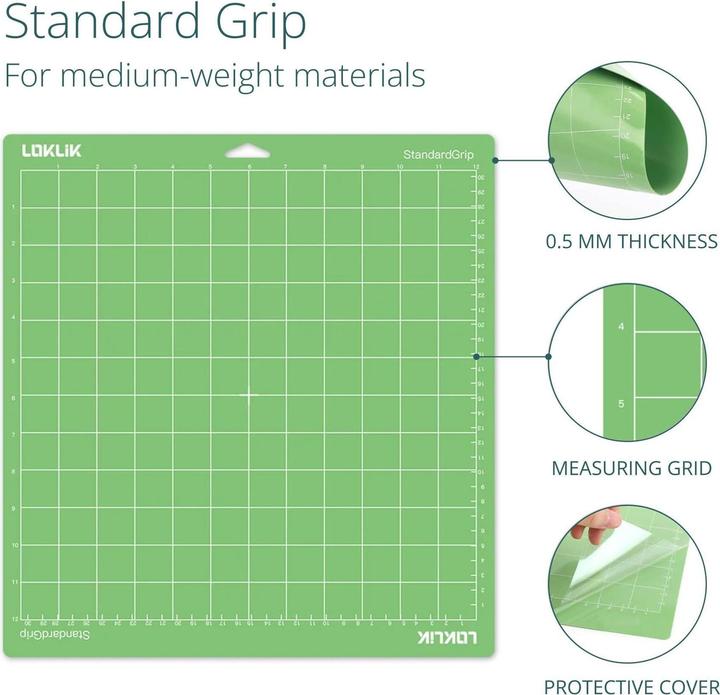 Produktbild Loklik Cutting Mat Standard Grip - 3er Pack *grün*