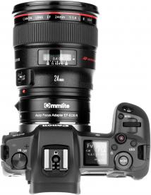 Produktbild Commlite Adapter Canon EF/EF's zu EOS R (Umkehrring, Canon R, Canon RF)