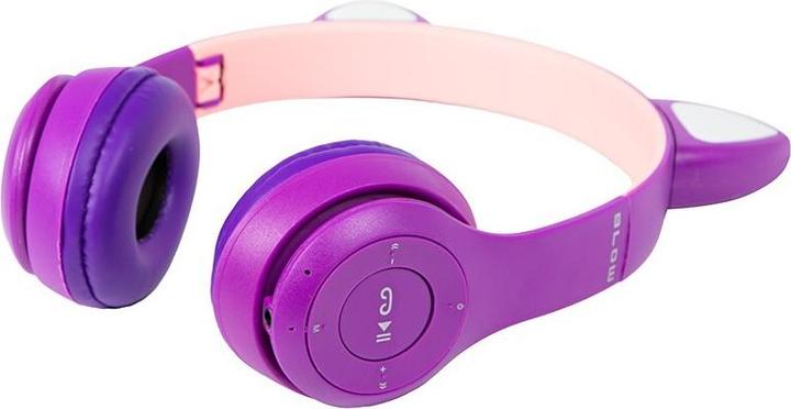 Produktbild Blow Kabelloses Bluetooth 5.0 LED Headset für Kinder mit Katzenohren, lila (Kabellos)