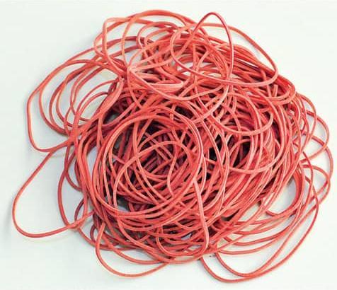 Actual product image Q-Connect Rubber rings 50 mm (1 pcs.)