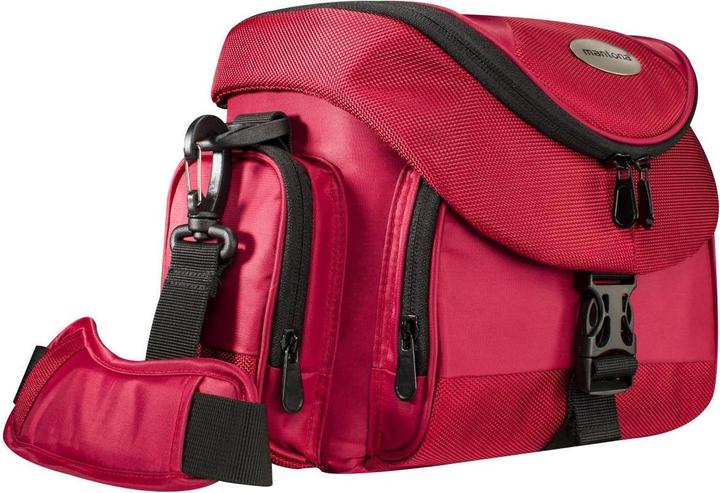 Actual product image mantona premium photo bag red / black (Camera shoulder bag, 1 l)