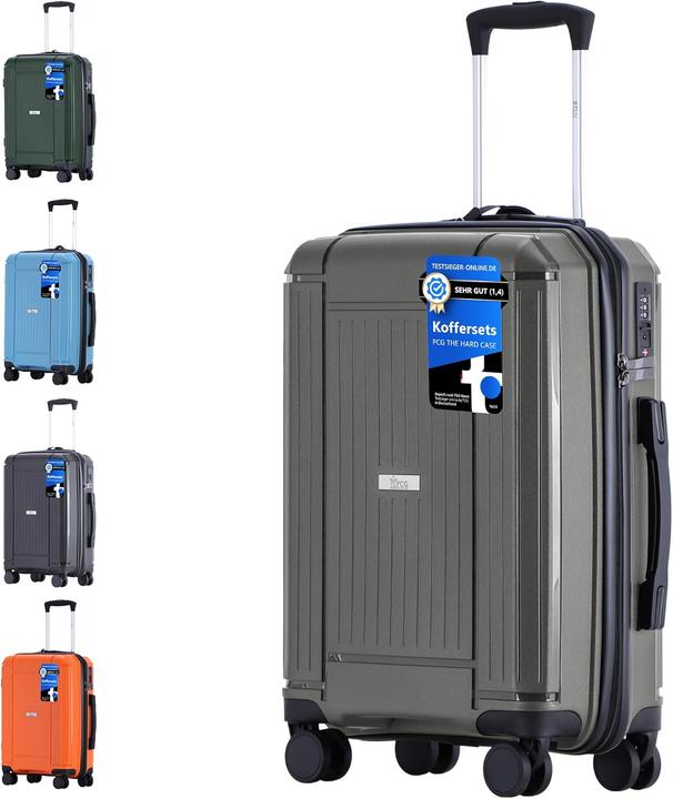 Produktbild PCG The Hard Case Hartschalenkoffer mit TSA Schloss und 4 Rollen (58 l, M (50 - 90l))