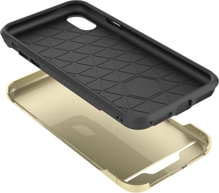 Actual product image Zizo Star Diamond Hybrid Cover - iPhone X case (gold/black) (Apple iPhone X)