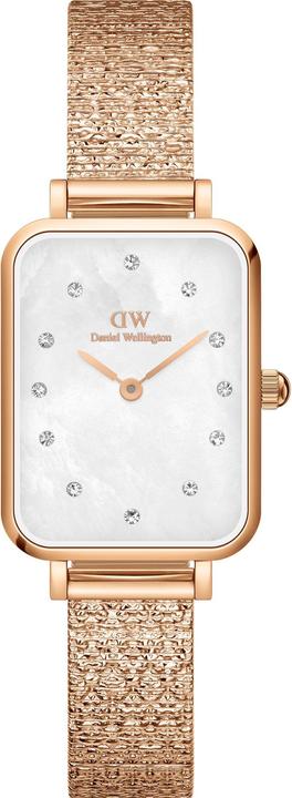 Image du produit Daniel Wellington Quadro Lumine Pressed Piano Rose Gold White (Montre analogique, 20 mm)