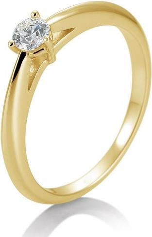 Breuning Verlobungsring 3er Krappe (51, 585/14 K Gold)