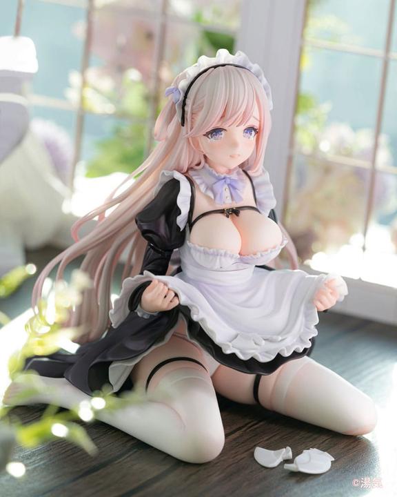 Actual product image Vibrastar Original Character statuette PVC 1/6 Clumsy maid "Lily" illustration by Yuge 16 cm
