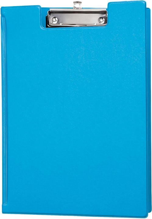 Actual product image Maul Clipboard folder, DIN A4, with foil cover, light blue made of cardboard with foil cover, flat (30 x 32 cm)