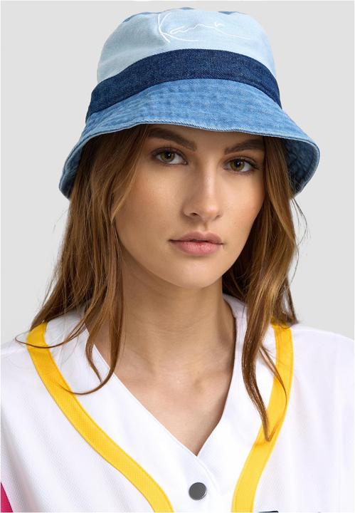Image du produit Karl Kani KKWACCQ221010BLU Signature Block Denim Bucket Hat bleu (Taille unique)