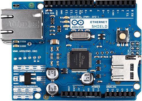 Actual product image Arduino Ethernet Shield 2 (with PoE module)