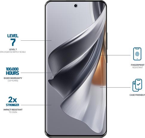 Produktbild Eiger Mountain Glass Clear Edge (1 Stück, Oppo Reno 10 Pro)