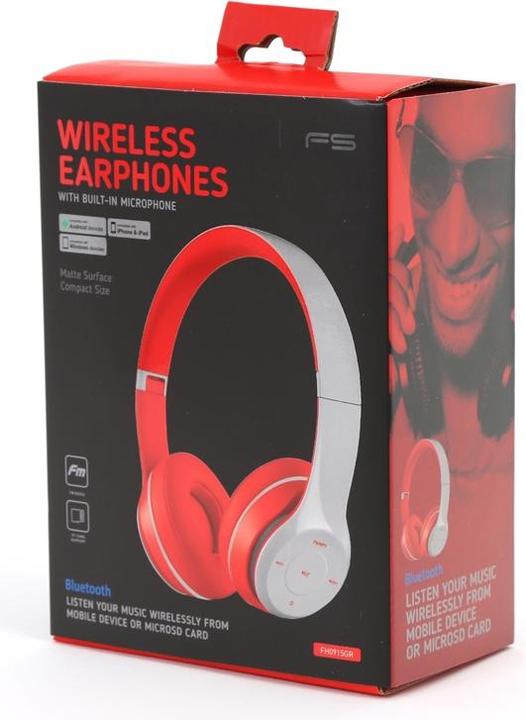 Produktbild Platinet FH0915GR headphones/headset Calls/Music (8 h, Kabellos)
