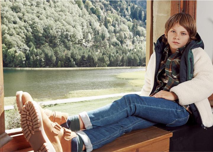Immagine prodotto La Redoute Collections Stivali in pelle foderati con chiusura a velcro (27)