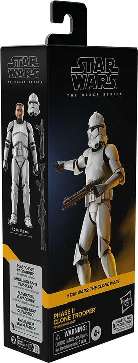 Produktbild Hasbro Star Wars: The Clone Wars Black Series figurine Phase II Clone Trooper