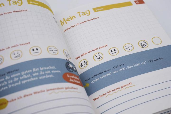 Actual product image Das 6-Minuten-Tagebuch für Kinder (German, Dominik Spenst, 2021)