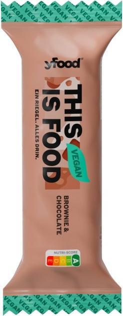 Produktbild YFood Veganer Protein Riegel (Brownie, Schokolade, 12 Stk., 800 g)
