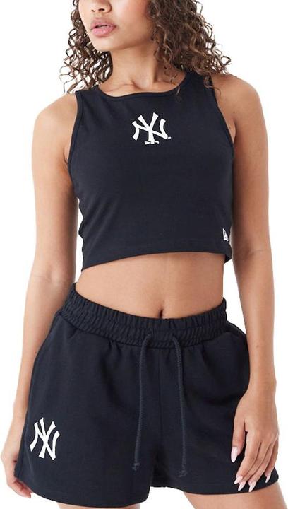 New Era Ladies Crop Tank Top New York Yankees schwarz - S (S)