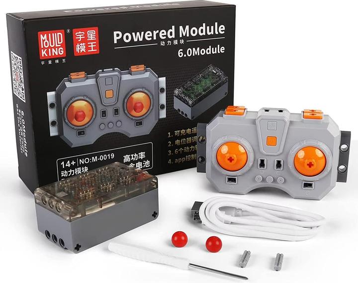 Actual product image Mould King 6.0 Receiver - Battery box with analogue remote control