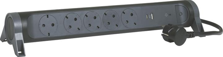 Produktbild Legrand Drehbare Steckdosenleiste, 5-fach Steckdose (5 x, CEE7, 1.50 m)